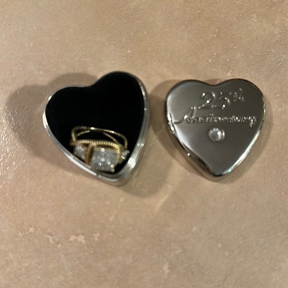 25th Wedding Anniversary Ring/Trinket Container - Picture 2 of 7